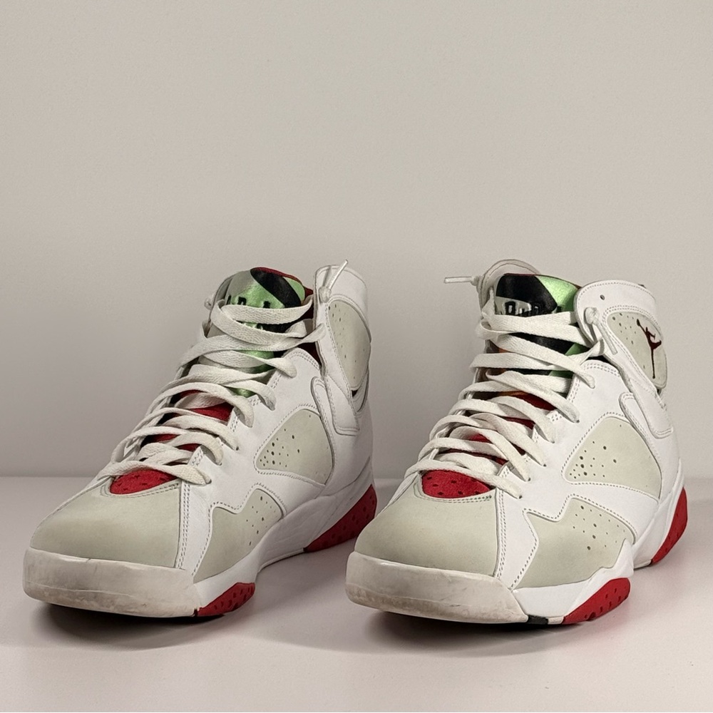 Air Jordan 7 Retro Hare White True Red Men's Size 12 - 304775-125 - Picture 11 of 13